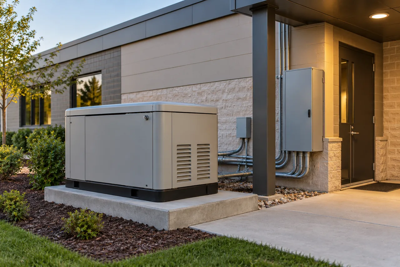 Illustrative installation — equipment is selected for each site.