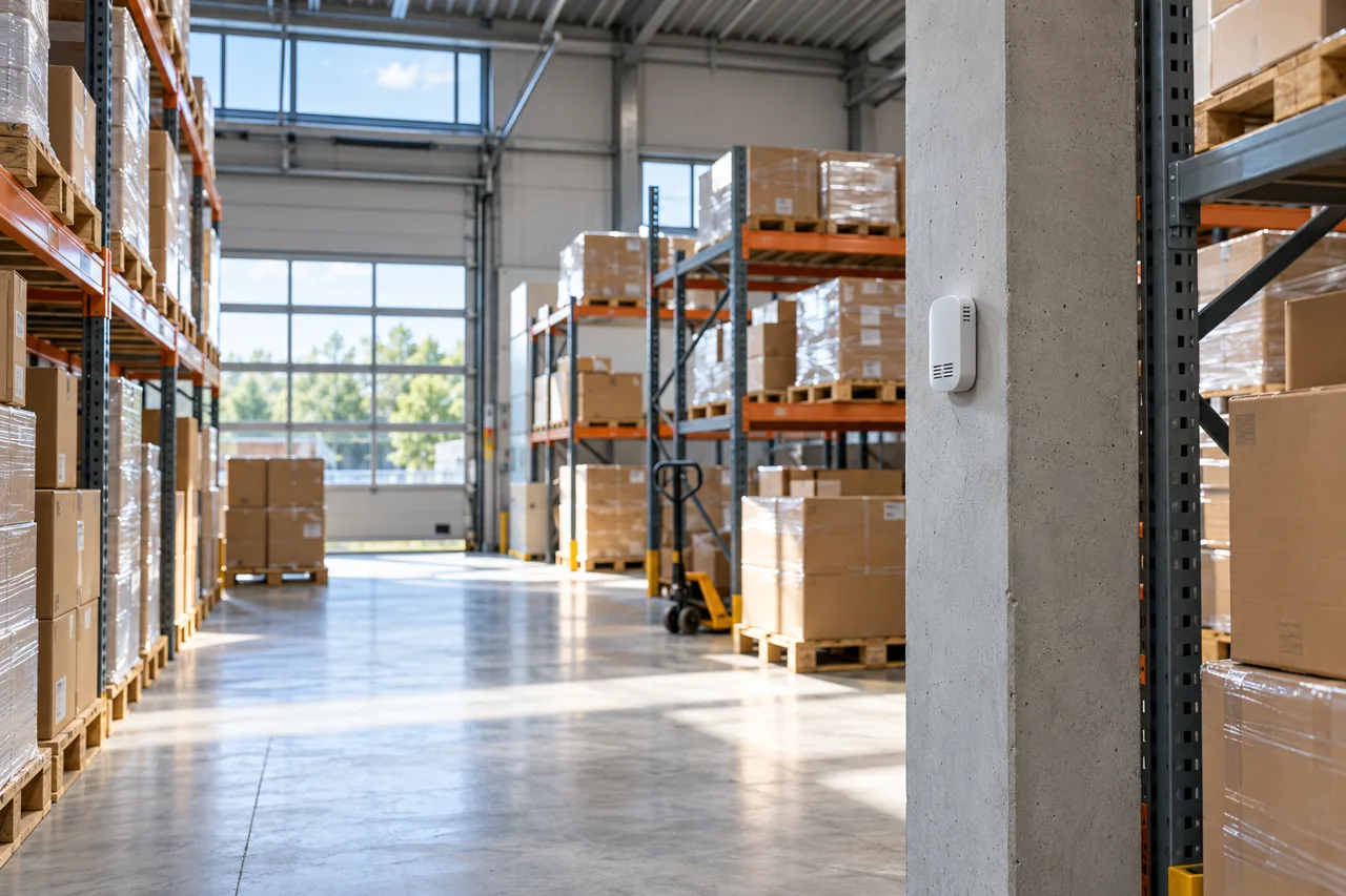Illustrative installation — equipment is selected for each site.